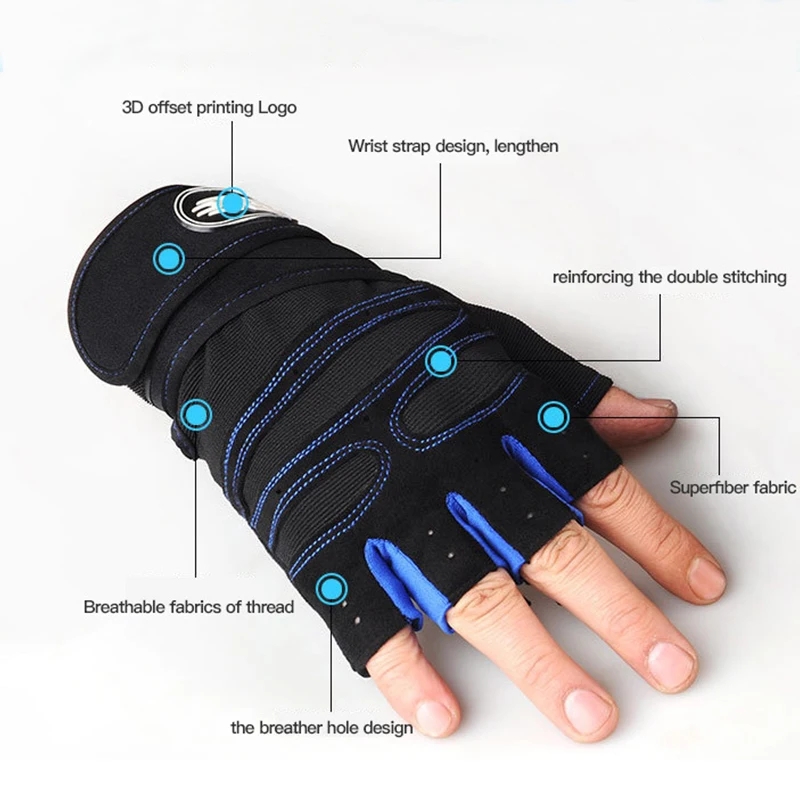 ジムグローブ メンズ レディース フィットネス ウェイトリフ - Cycling Glove Padded のレビューと価格