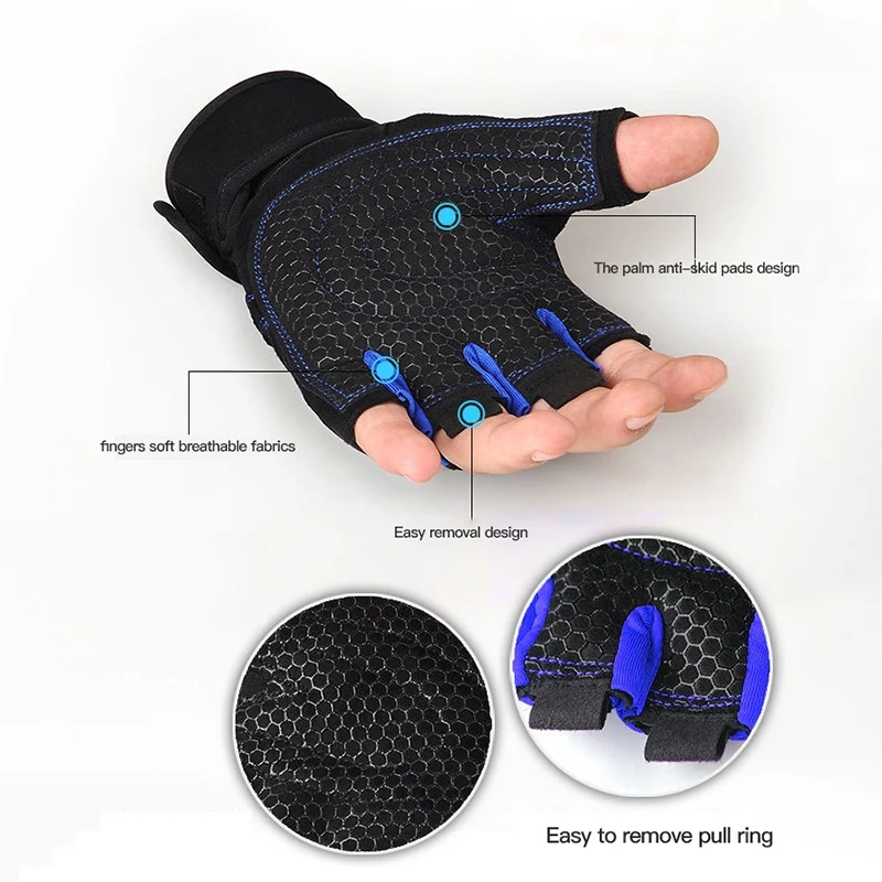 ジムグローブ メンズ レディース フィットネス ウェイトリフ - Cycling Glove Padded のレビューと価格