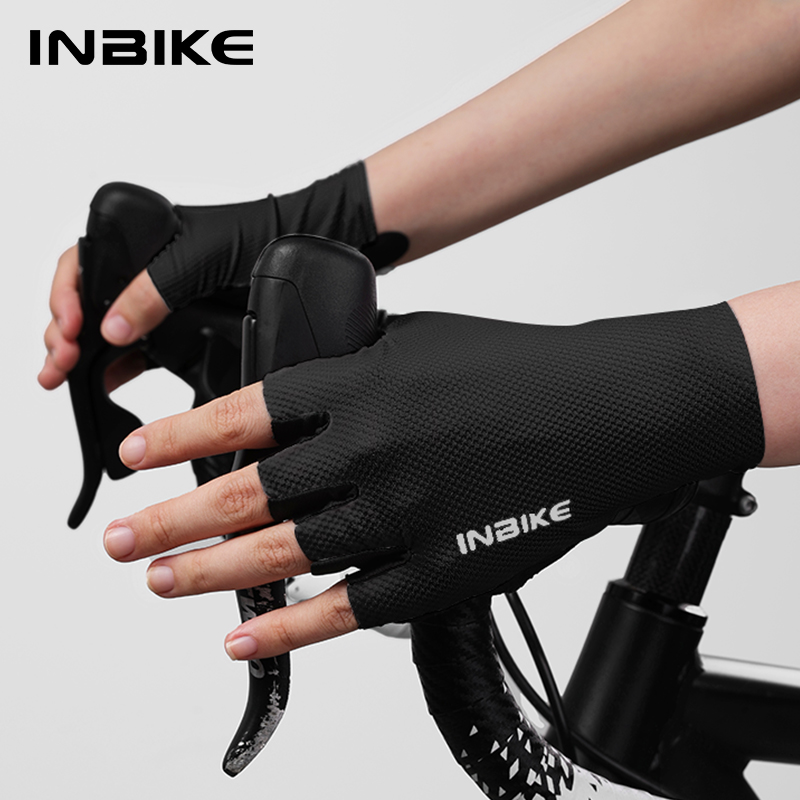 男性と女性のためのゲルパッド入りサイクリンググローブ,ハーフ - Cycling Glove Padded のレビューと価格