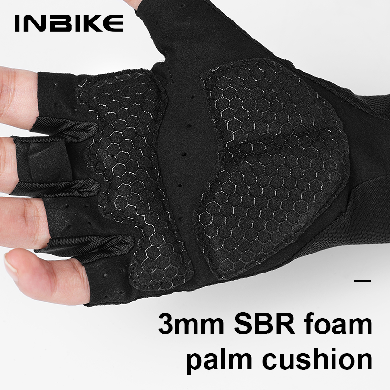 男性と女性のためのゲルパッド入りサイクリンググローブ,ハーフ - Cycling Glove Padded のレビューと価格